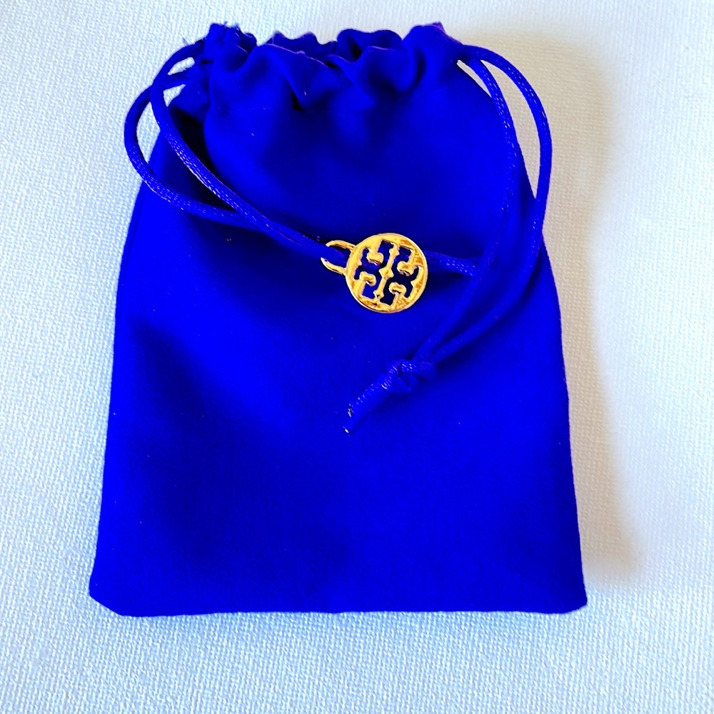 NWT TORI BURCH EMBELLISHED CUFF BRACELET GOLD. - Picture 6 of 6